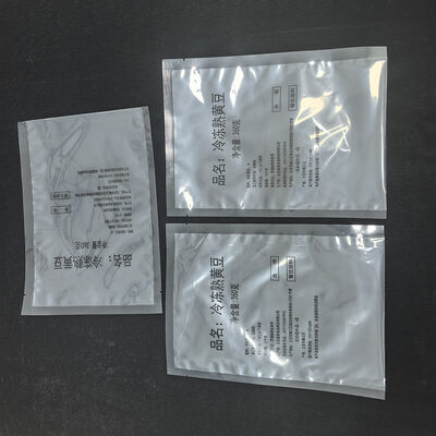 buy Smooth Chamber Vacuum Pouches PA PE Clear Three Side Seal For Frozen Food Storage online manufacture