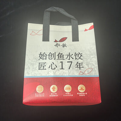 buy Heavy Duty Reinforced Pp Non Woven Bags 110gsm Heat Transfer Custom Logo online manufacture
