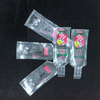 buy 100g 160g Vending Machine Ready Soft Tofu Tube Bag Clear PE Printed Pouch online manufacture